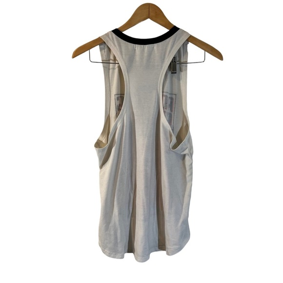 LNK Landscape Rolling Stones Tank Top Womens Graphic Band Racerback Knit Music - Picture 2 of 5